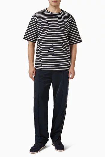 Crown Striped T-shirt in Cotton-jersey