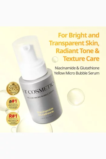 Niacinamide Glutathione Yellow Micro Bubble Serum, 70ml