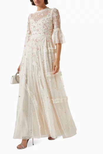 Shimmer Ditsy Gown