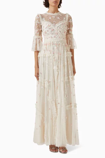 Shimmer Ditsy Gown