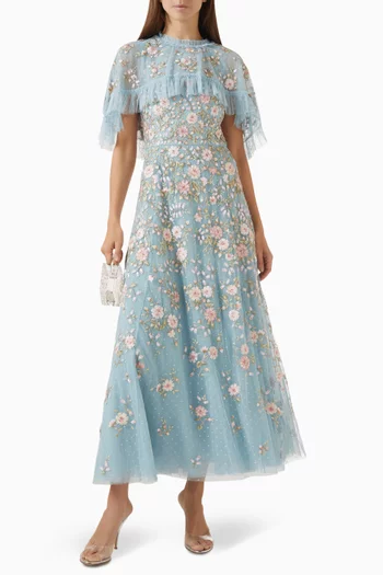 Eden Rose Cape Gown