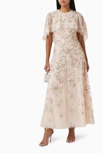 Eden Rose Cape Gown