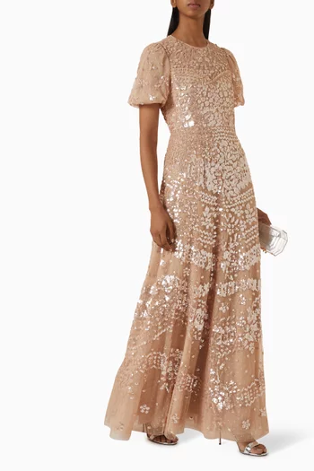 Anais Sequin-embellished Gown in Tulle