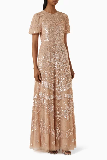 Anais Sequin-embellished Gown in Tulle