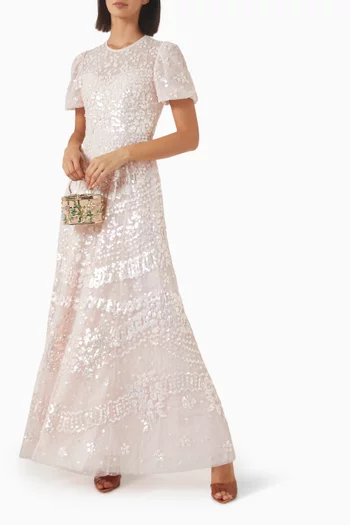 Anais Sequin-embellished Gown in Tulle