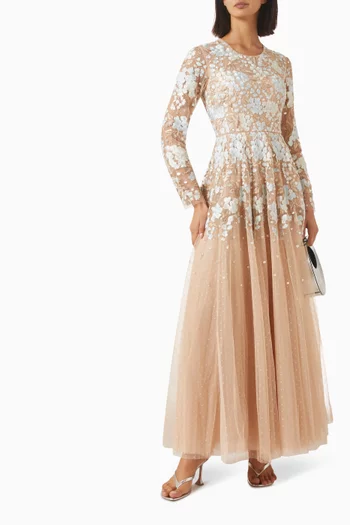 Wisteria Dot Gown in Tulle