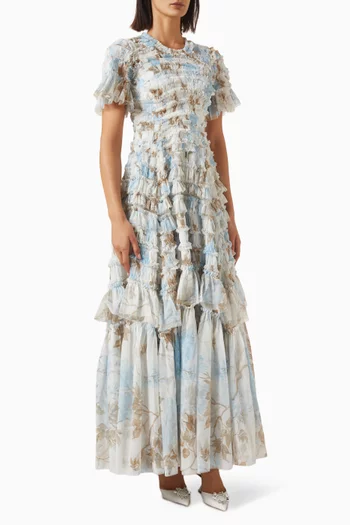Wisteria Valentine Ruffle Gown
