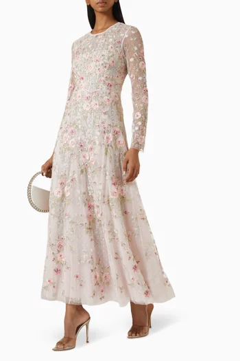 Garden Rose Ankle Gown