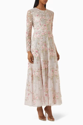 Garden Rose Ankle Gown