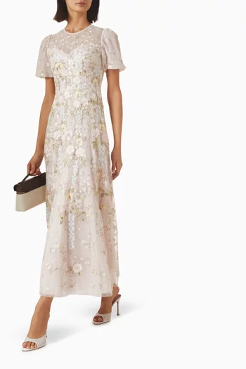 Garden Rose Ankle Gown