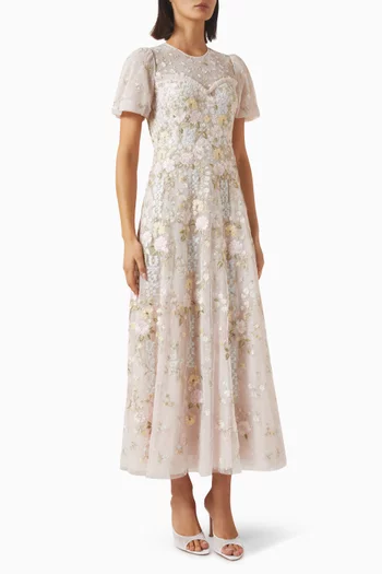 Garden Rose Ankle Gown