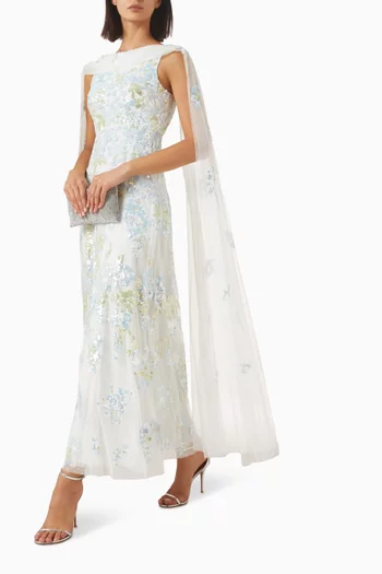 Wisteria Sequin-embellished Gown in Tulle