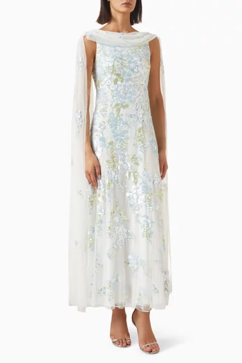Wisteria Sequin-embellished Gown in Tulle