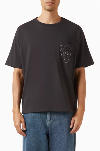 Horseshoe Stud Pocket T-shirt