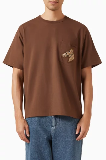 Sequin Pony Pocket T-shirt