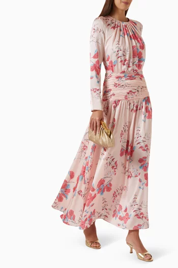 Floral-print Dress