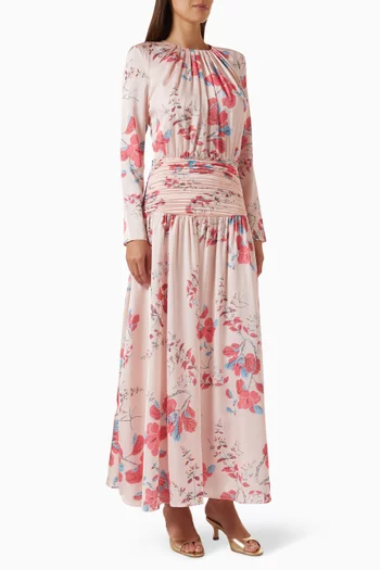 Floral-print Dress
