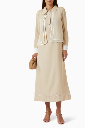 Layered Dress in Organza