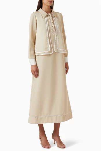 Layered Dress in Organza