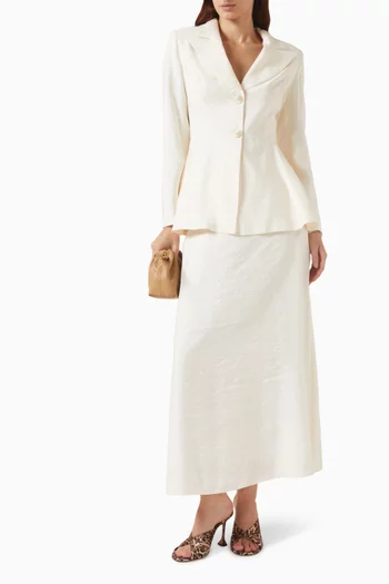 Peplum Top & Skirt Set