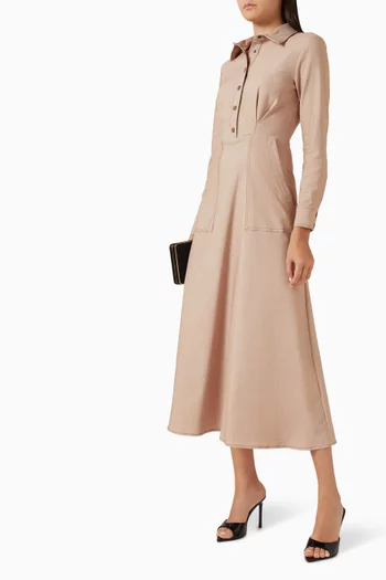 Midi Shirt Dress