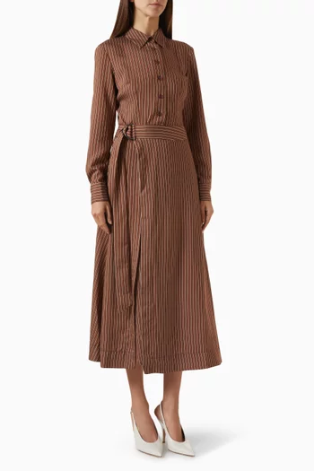 Stripe Shirt Dress