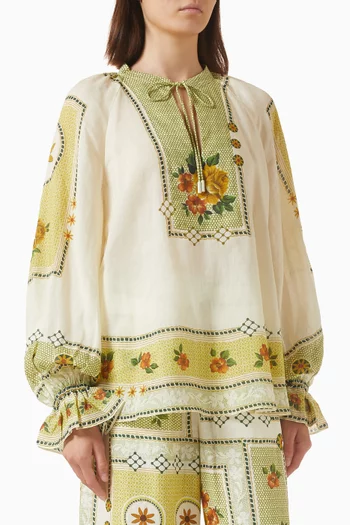 Dixie Top in Ramie