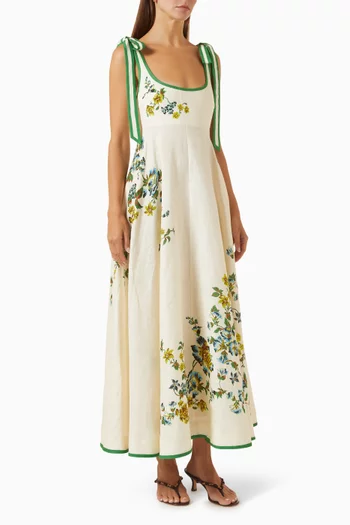 Phyllis Ballet Sundress in Linen