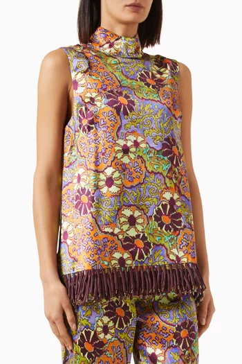 Joanna Floral Top in Viscose