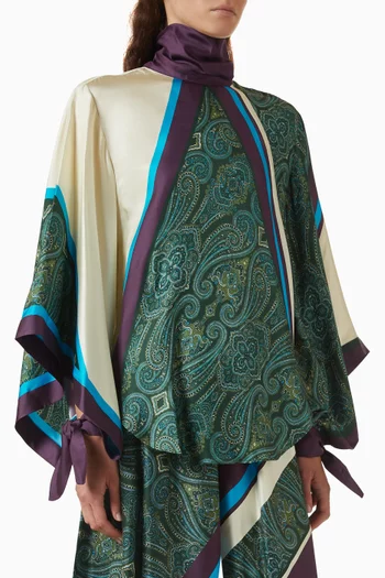 Joni Top in Silk Twill