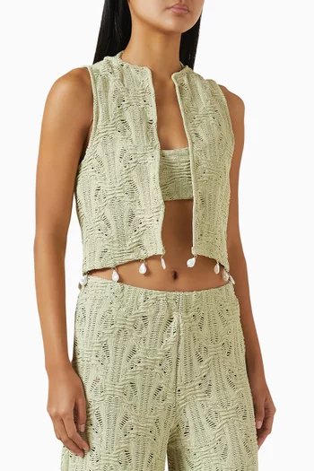 Galo Shell-trim Vest