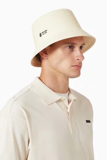 Logo Bucket Hat in Fabric