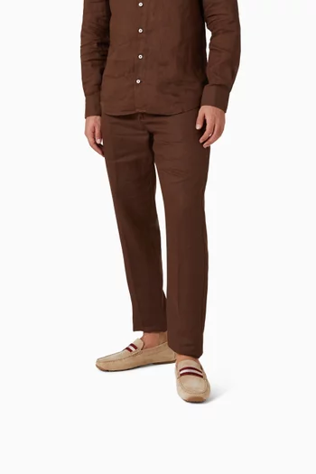 Perthy Pilot Driver Shoes in Suede