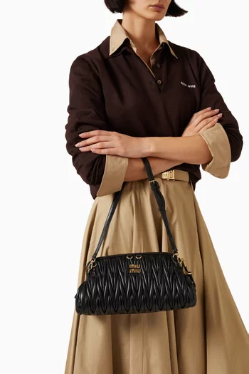 Caprice Shoulder Bag in Matelassé Nappa Leather