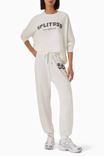 Andie Oversized Fleece Varsity 59 Sweatpants