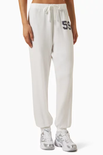 Andie Oversized Fleece Varsity 59 Sweatpants