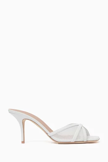 Perla 70 Mules in Stocking Mesh