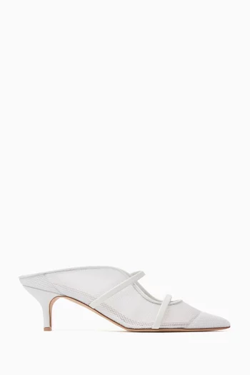 Maureen 45 Mules in Mesh