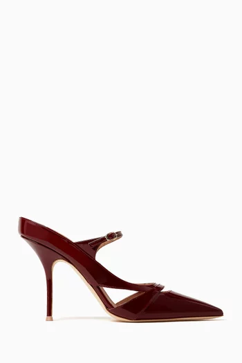 Patty 90 Mules in Patent Leather