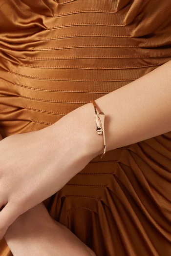 Cleo Midi Slip-on Bracelet in 18kt Rose Gold