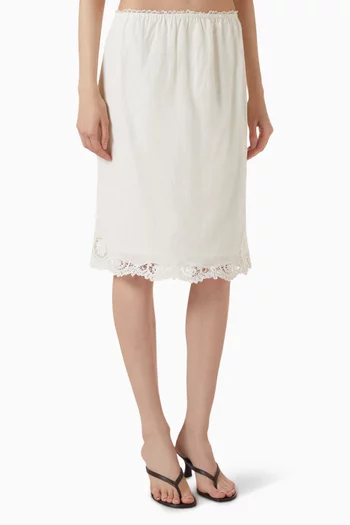 Darya Skirt in Linen-Cotton