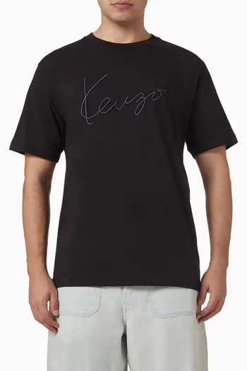 Signature Logo T-shirt in Cotton-jersey
