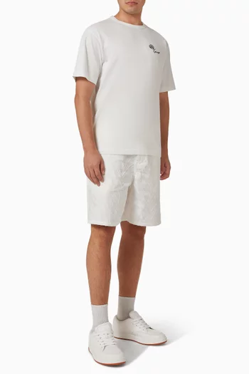 Tulip Embroidered T-shirt in Cotton-jersey