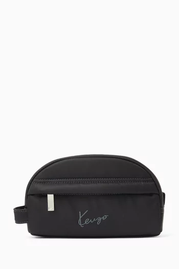 Signature Wash Bag in Nylon