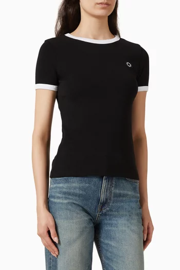 Boke Flower 2.0 Embroidered T-shirt in Cotton