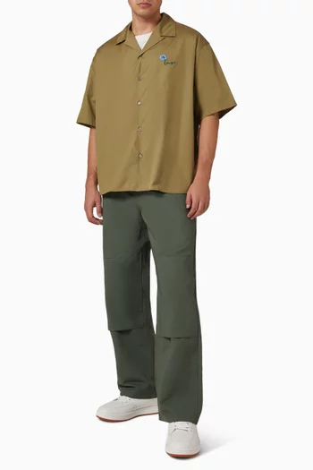 Tulip Hawaiian Shirt in Cotton-poplin