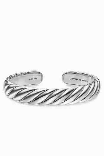 Sculpted Cable Flex Bracelet in Sterling Silver