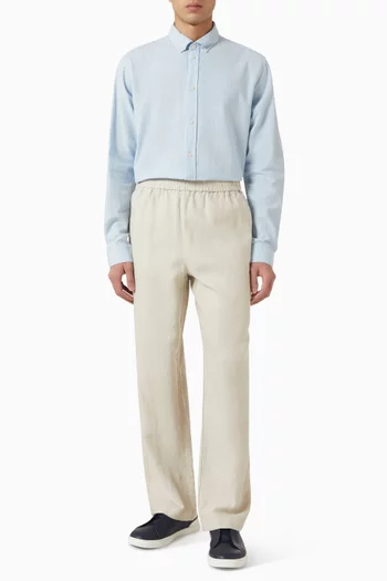 Shirt in Cotton-linen Blend