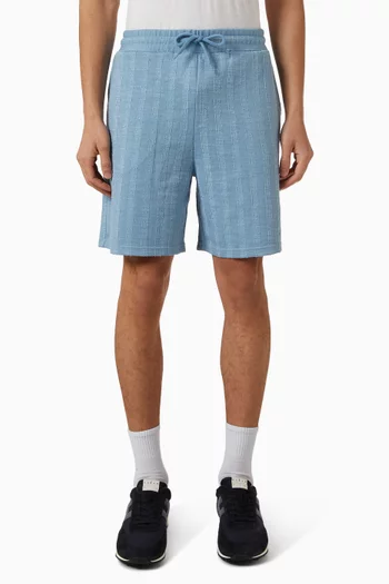 Stripe Jacquard Shorts