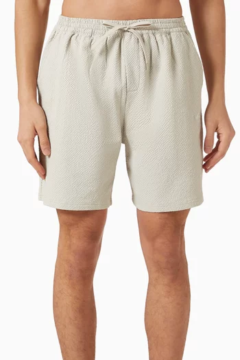 Swim Shorts in Seersucker